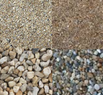 Core Sands,Gravels,Pebbels